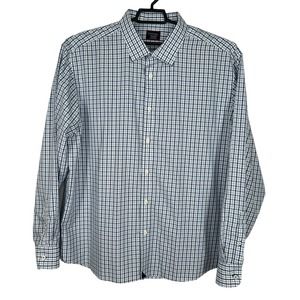 UNTUCKit Mens Ruffino Regular Fit Button Up Plaid Long Sleeve Shirt 3XL